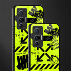 neon travis scott x anti social social club glass case for vivo x70 image-2