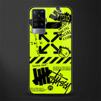 neon travis scott x anti social social club glass case for vivo x60 image