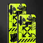 neon travis scott x anti social social club glass case for samsung a21 image-2