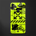 neon travis scott x anti social social club glass case for samsung a11 image