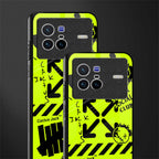 neon travis scott x anti social social club glass case for vivo x80 image-2