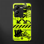 neon travis scott x anti social social club back phone cover | glass case for vivo v25 pro 5g
