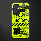 neon travis scott x anti social social club back phone cover | glass case for oneplus 9