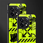 neon travis scott x anti social social club back phone cover | glass case for oneplus 11r