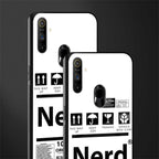 nerd white label glass case for realme narzo 10a image-2