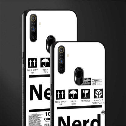 nerd white label glass case for realme narzo 20a image-2