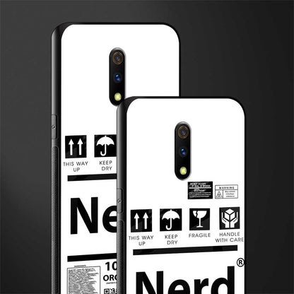 nerd white label glass case for oppo k3 image-2