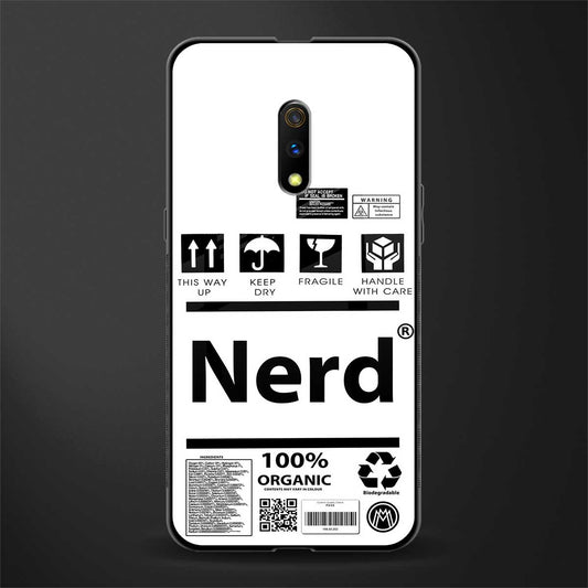 nerd white label glass case for oppo k3 image