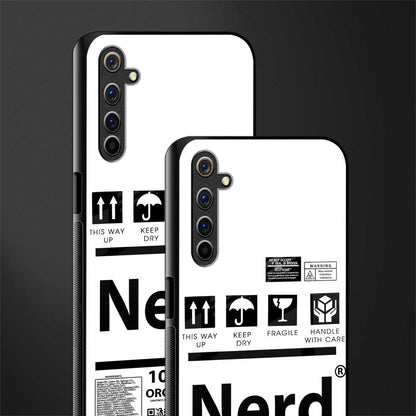 nerd white label glass case for realme 6i image-2