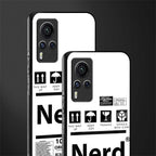 nerd white label glass case for vivo x60 pro image-2