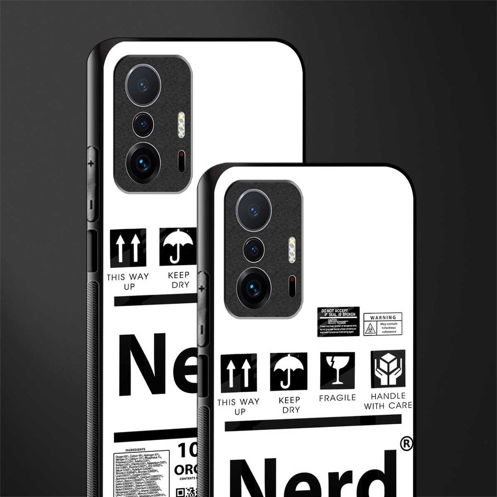 nerd white label glass case for mi 11t pro 5g image-2