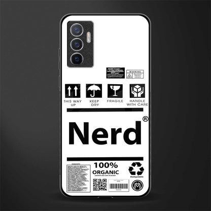 nerd white label glass case for vivo v23e image