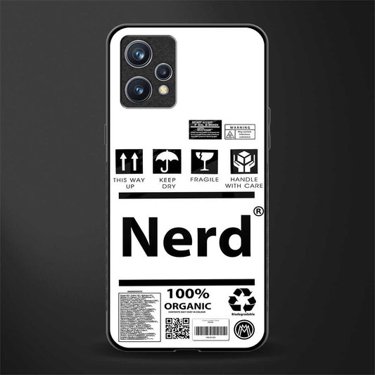nerd white label glass case for realme 9 pro plus 5g image