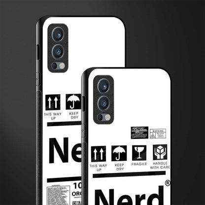 nerd white label glass case for oneplus nord 2 5g image-2