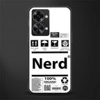 nerd white label glass case for phone case | glass case for oneplus nord 2t 5g