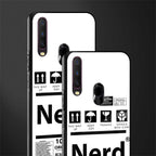 nerd white label glass case for vivo y12 image-2