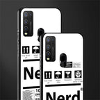 nerd white label glass case for vivo y30 image-2