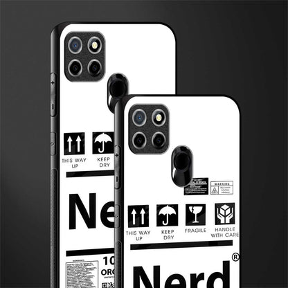 nerd white label glass case for realme narzo 30a image-2