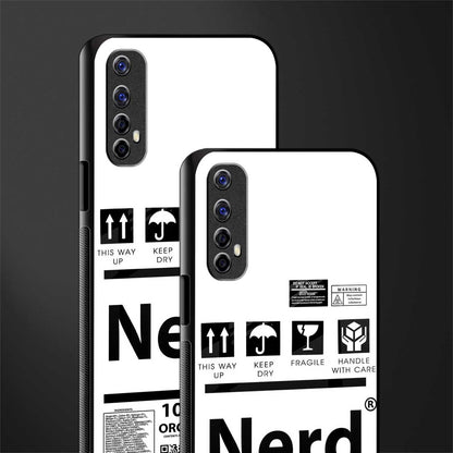 nerd white label glass case for realme 7 image-2