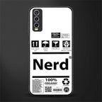 nerd white label glass case for vivo y12s image