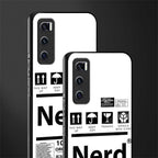 nerd white label glass case for vivo v20 se image-2