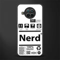nerd white label glass case for mi 10i image
