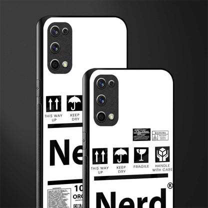 nerd white label glass case for realme x7 pro image-2