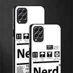 nerd white label glass case for samsung galaxy f62 image-2