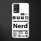 nerd white label glass case for realme 8 5g image