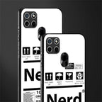 nerd white label glass case for realme c21 image-2