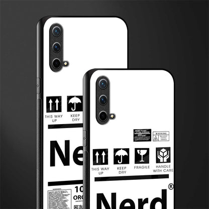 nerd white label glass case for oneplus nord ce 5g image-2