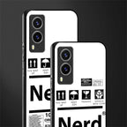 nerd white label glass case for vivo v21e 5g image-2