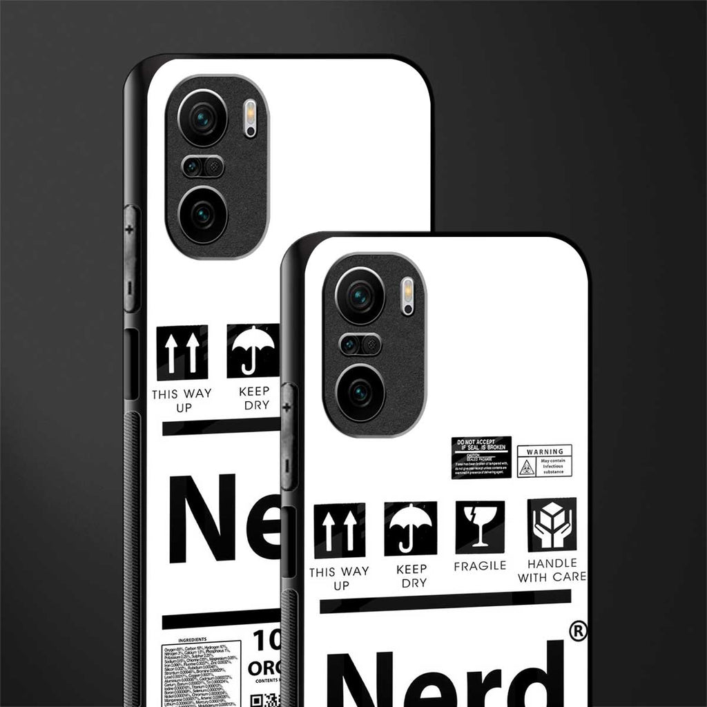 nerd white label glass case for mi 11x 5g image-2