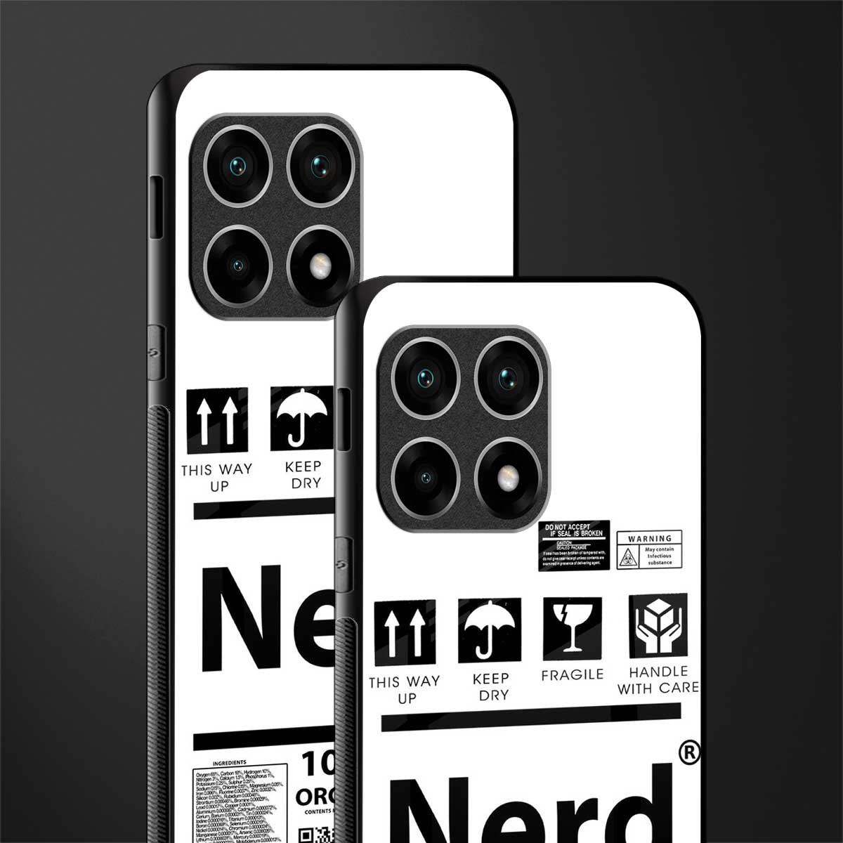 nerd white label glass case for oneplus 10 pro 5g image-2