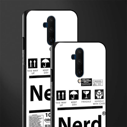 nerd white label glass case for oneplus 7t pro image-2
