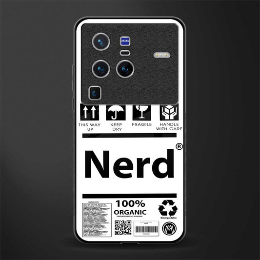 nerd white label glass case for vivo x80 pro 5g image