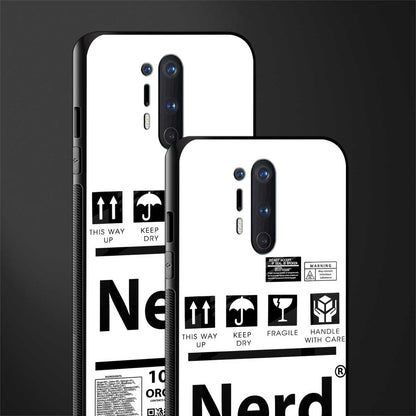 nerd white label glass case for oneplus 8 pro image-2