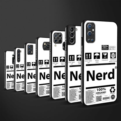nerd white label glass case for realme c21 image-3