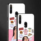 netflix and chill glass case for realme narzo 10a image-2