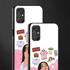 netflix and chill glass case for samsung galaxy m51 image-2