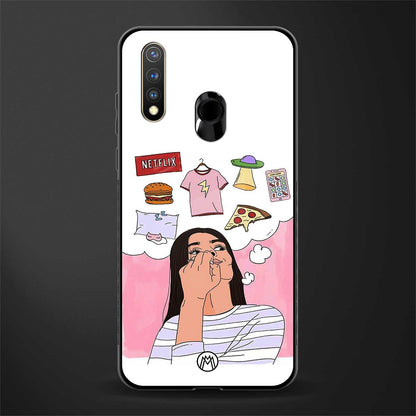 netflix and chill glass case for vivo y19 image