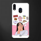netflix and chill glass case for samsung galaxy m10s image