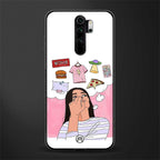 netflix and chill glass case for redmi note 8 pro image