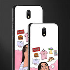 netflix and chill glass case for redmi 8a image-2