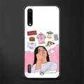netflix and chill glass case for mi a3 redmi a3 image