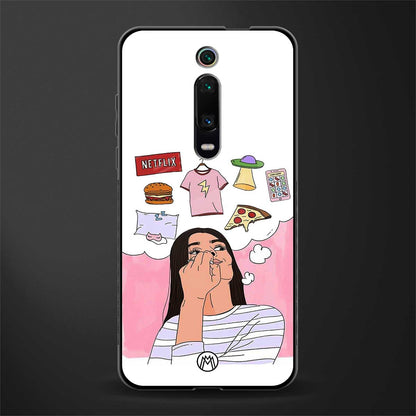 netflix and chill glass case for redmi k20 image