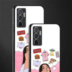 netflix and chill glass case for vivo v23e image-2