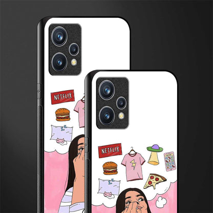 netflix and chill glass case for realme 9 pro plus 5g image-2