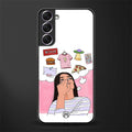 netflix and chill glass case for samsung galaxy s21 fe 5g image