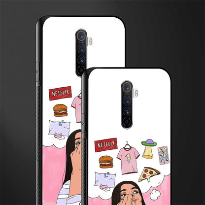 netflix and chill glass case for realme x2 pro image-2
